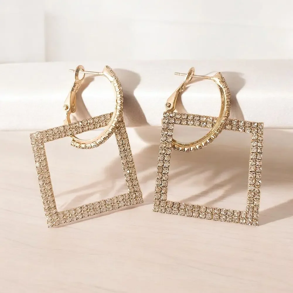 Square Dangle Night Out Earring - Picture 4 of 8